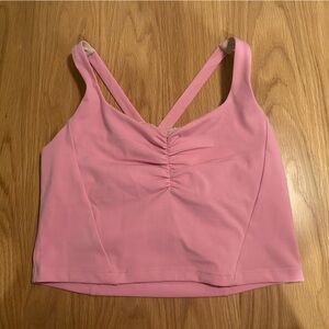 Liaison the Label Scrunch Tank - Size XL / Petal Pink NWT